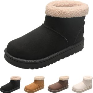 Suede Snow Boots