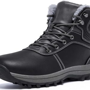 Mens Fur Lined Winter Boots